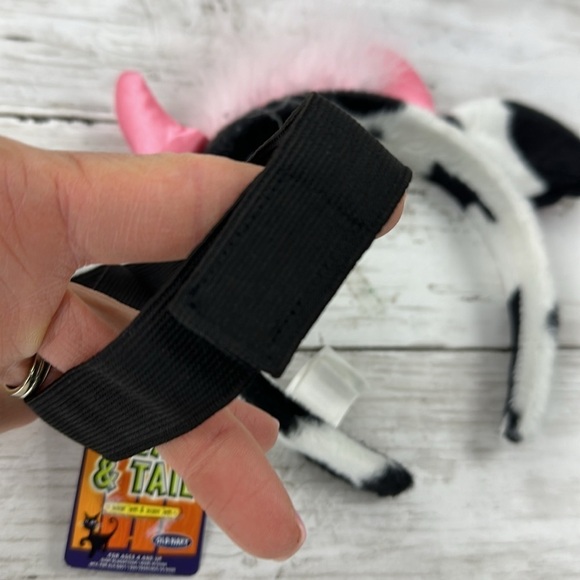 Old Navy COW EARS TAIL Dress up costume NWT - Picture 3 of 4